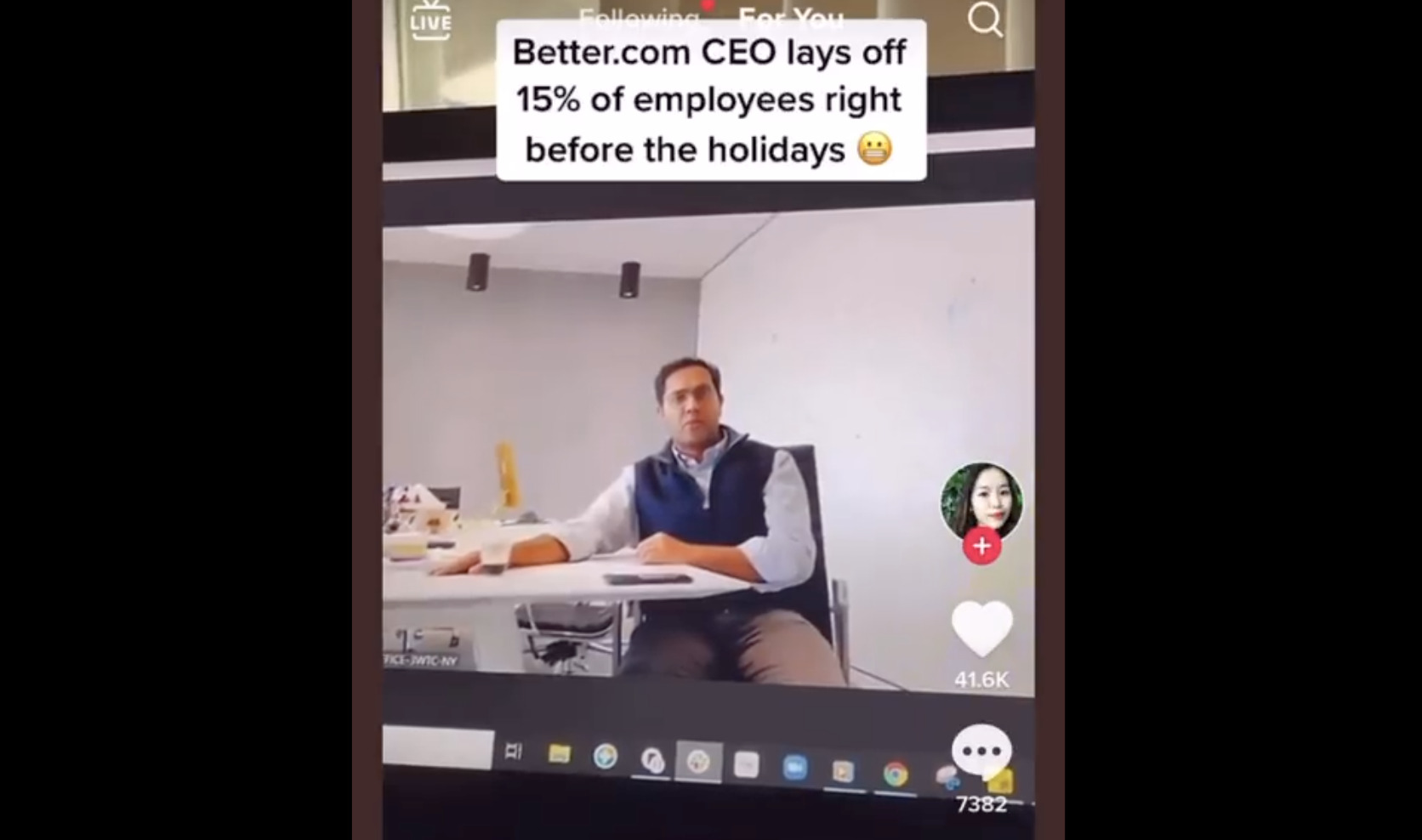 WATCH CEO Uses Single Zoom Call To Layoff Over 900 Workers