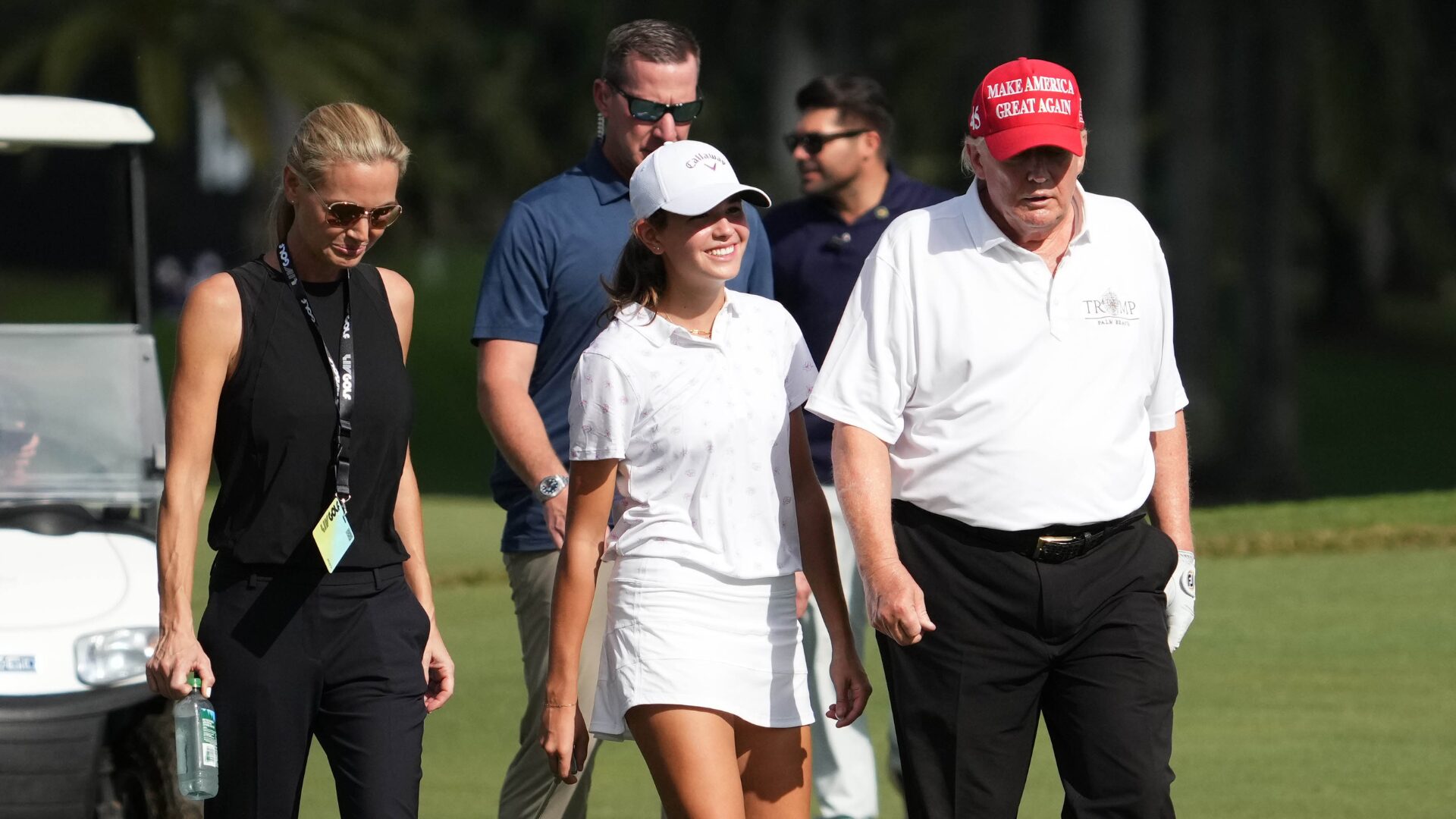 Kai Trump May Have Competition, Trump’s Youngest Granddaughter Chloe Shows Off Her Golf Skills